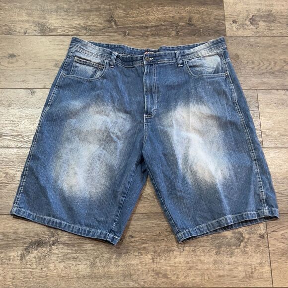 Vintage Y2K Southpole Blue Denim Jean Shorts Jorts Relax Men's Size 48 - Picture 1 of 8